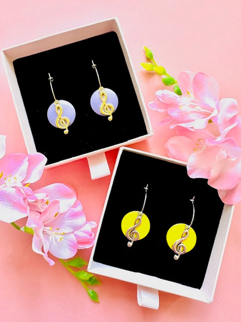"Yellow Fleadh" Earrings