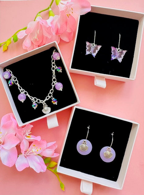 "Purple Love" Earrings
