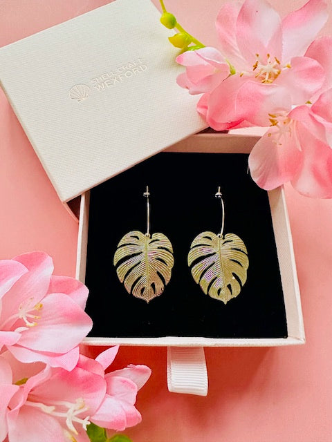 "Monstera" Earrings