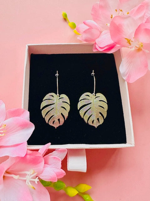 "Monstera" Earrings