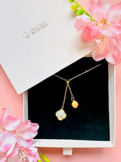 Necklace "Water Lily"