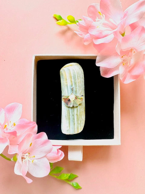 Brooch "Ginkgo"