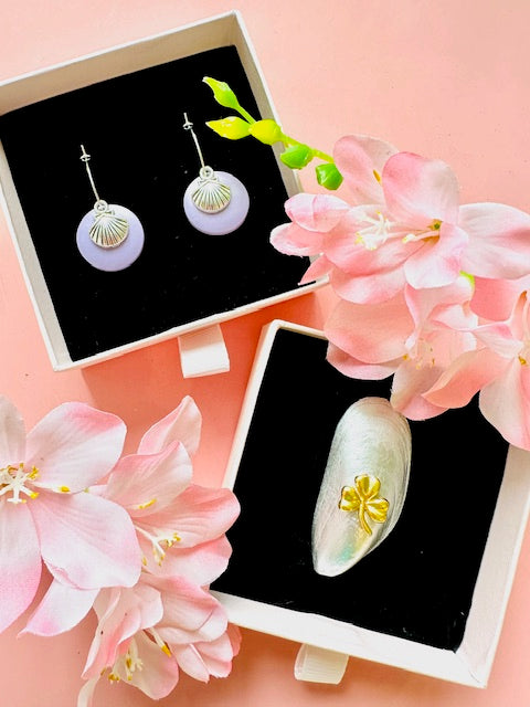 "Purple Love" Earrings