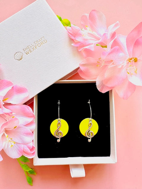 "Yellow Fleadh" Earrings