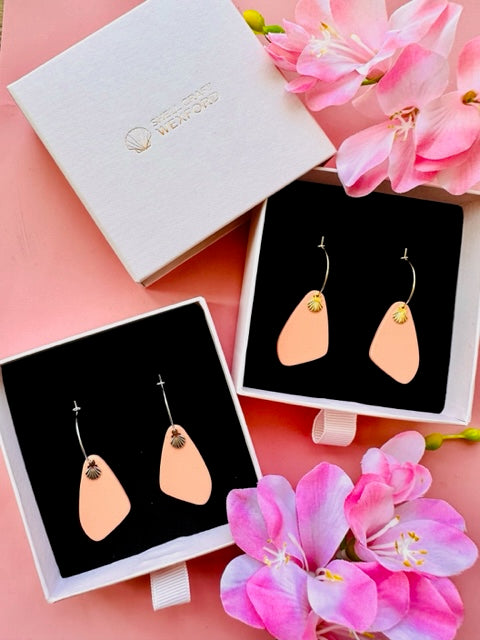 "Grace" Earrings (peach)