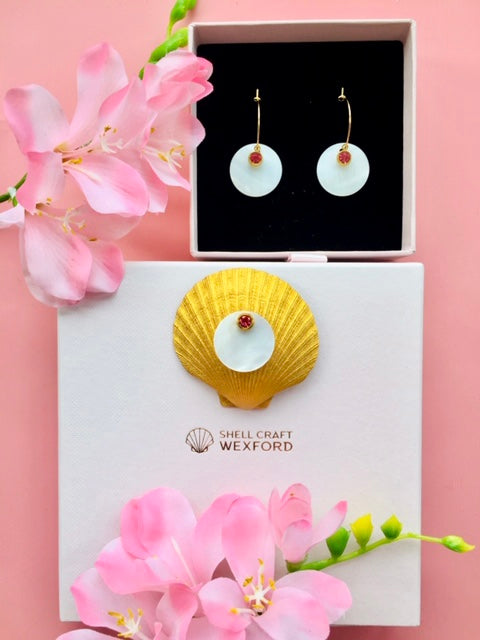 Brooch Set "Coralia"