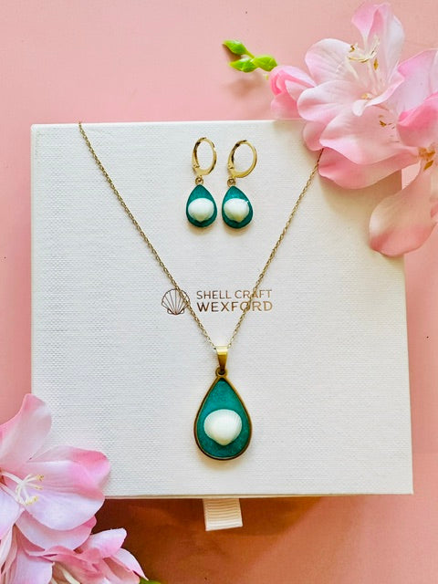 Turquoise Seashell Serenity Set