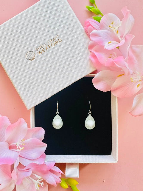 White Tide Drops - Silver