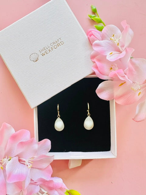 White Tide Drops - Gold