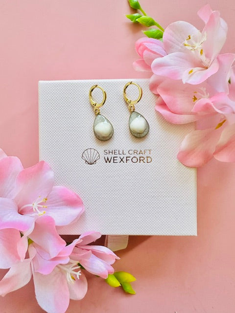 White Tide Drops - Gold