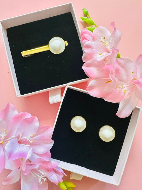Cufflinks - White