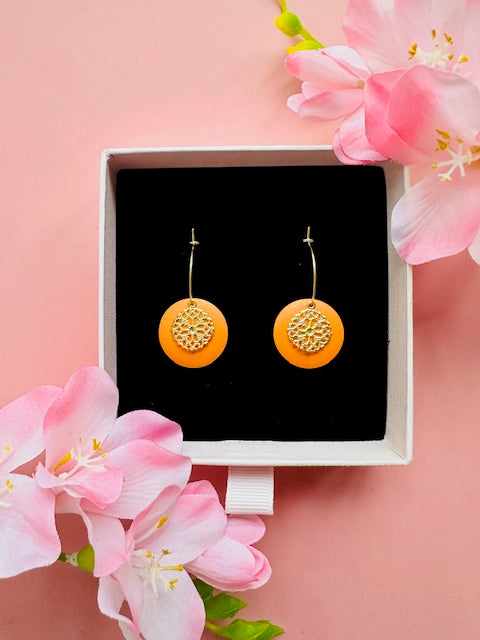 "Mandarin" Earrings