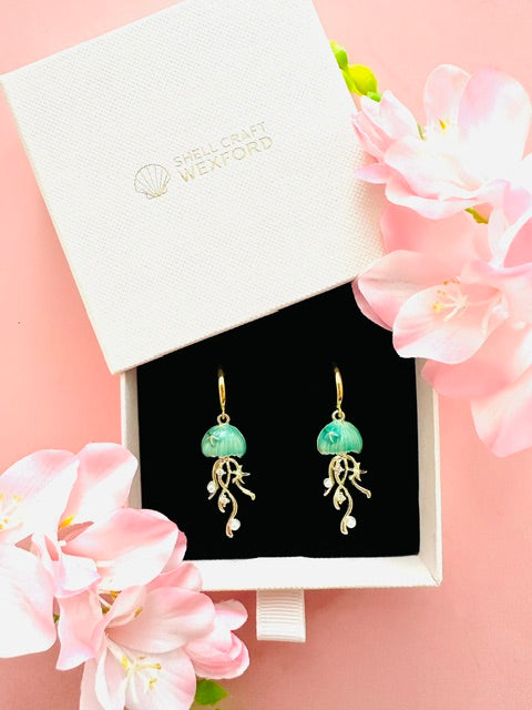 Ocean Breeze Jellyfish Earrings