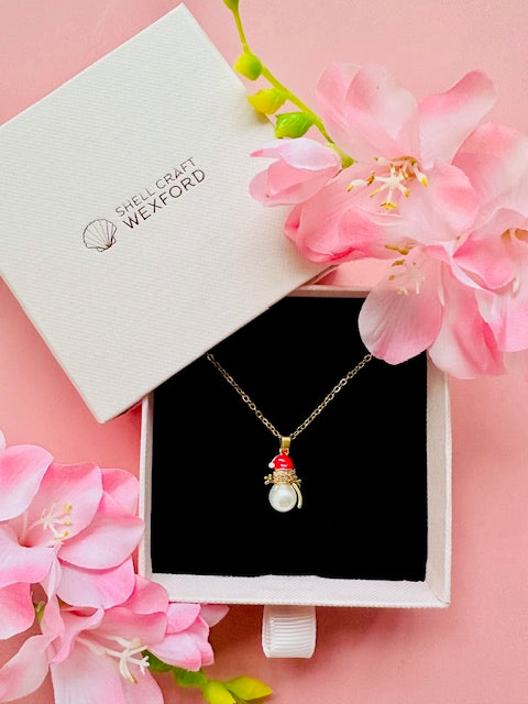 Necklace "Snowy the Snowman"