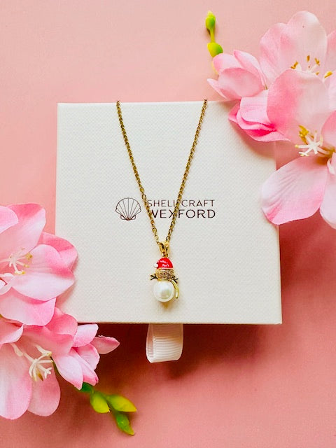 Necklace "Snowy the Snowman"