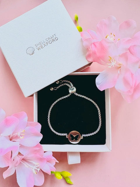 Bracelet "Butterfly" (silver colour)