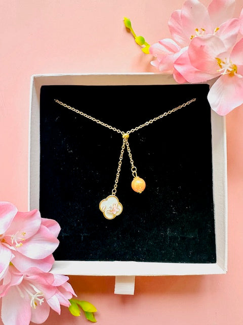 Necklace "Water Lily"