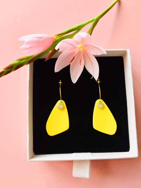 "Grace" Earrings (yellow)