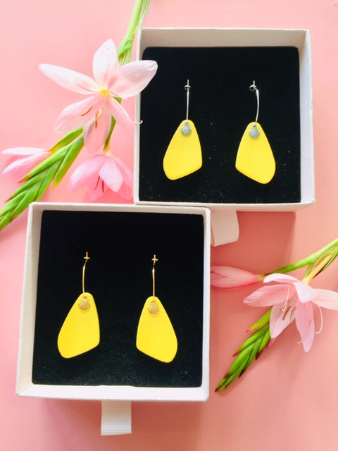 "Grace" Earrings (yellow)